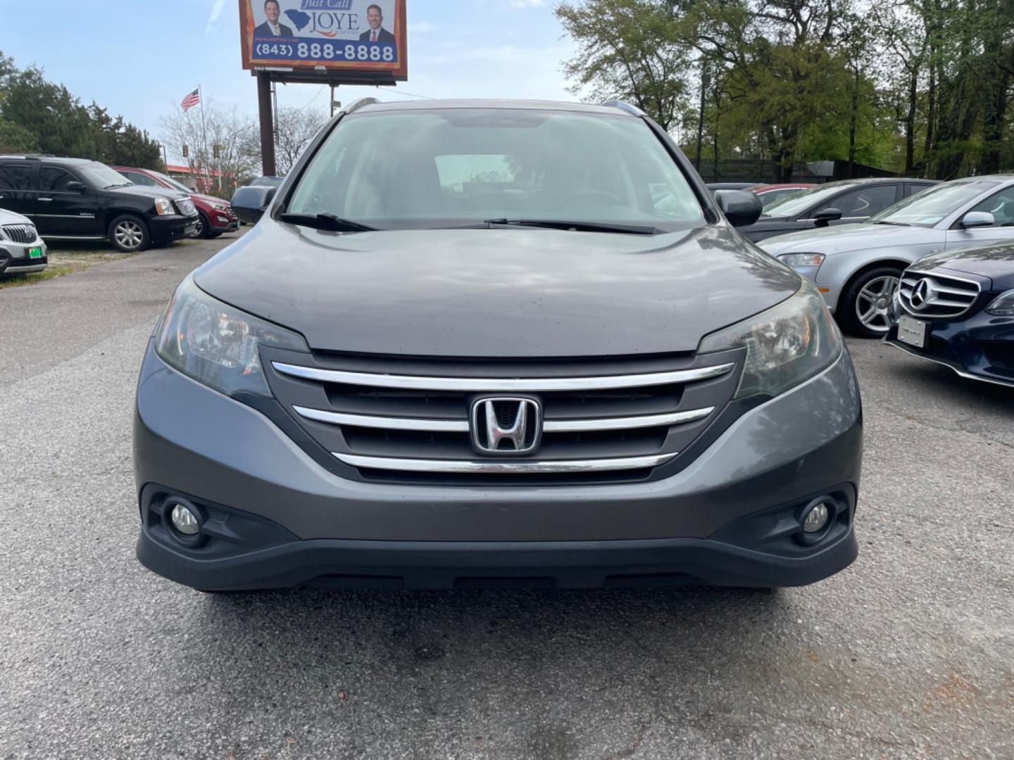 2014 GRAY HONDA CR-V EX-L (2HKRM3H73EH) with an 2.4L engine, Automatic transmission, located at 5103 Dorchester Rd., Charleston, SC, 29418-5607, (843) 767-1122, 36.245171, -115.228050 - Photo#1